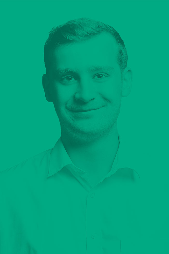 caplog-x Portrait Lucas Berger grünes overlay
